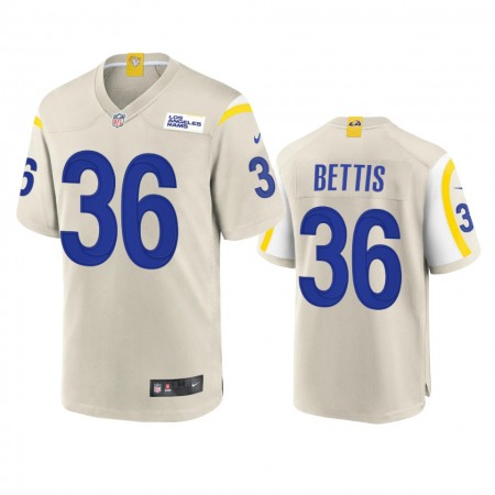 Los Angeles Rams #36 Jerome Bettis Men's Nike Game NFL Jersey - Bone