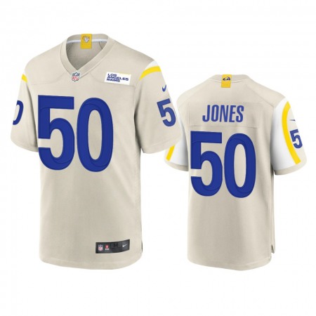 Los Angeles Rams #50 Ernest Jones Men's Nike Game NFL Jersey - Bone
