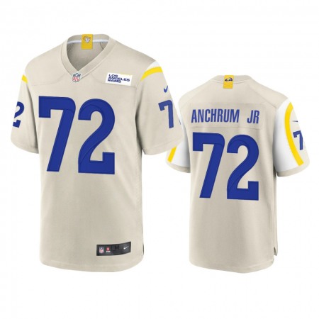 Los Angeles Rams #72 Tremayne Anchrum Jr. Men's Nike Game NFL Jersey - Bone