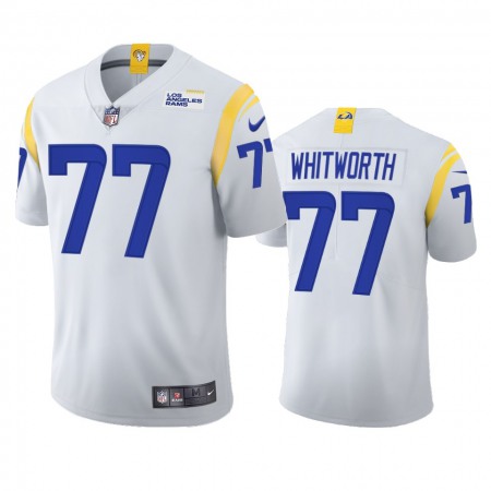 Los Angeles Rams #77 Andrew Whitworth Men's Nike 2021 Vapor Limited NFL Jersey - White