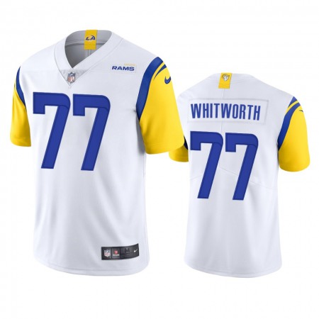 Los Angeles Rams #77 Andrew Whitworth Men's Nike Alternate Vapor Limited NFL Jersey - White