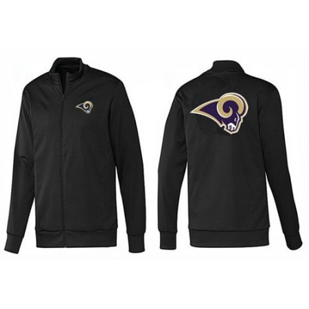 NFL Los Angeles Rams Team Logo Jacket Black_2