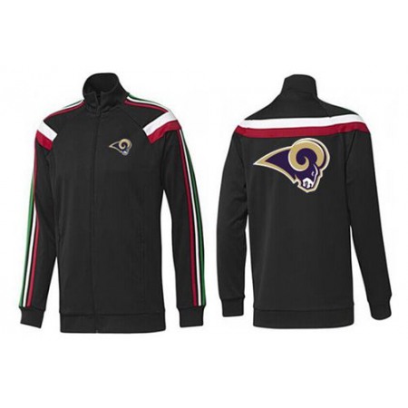 NFL Los Angeles Rams Team Logo Jacket Black_3