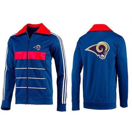 NFL Los Angeles Rams Team Logo Jacket Blue_3