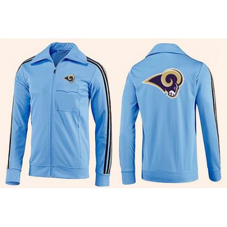 NFL Los Angeles Rams Team Logo Jacket Light Blue