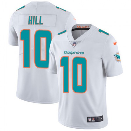 Nike Dolphins #10 Tyreek Hill White Men's Stitched NFL Vapor Untouchable Limited Jersey