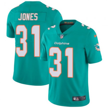 Nike Dolphins #31 Byron Jones Aqua Green Team Color Men's Stitched NFL Vapor Untouchable Limited Jersey