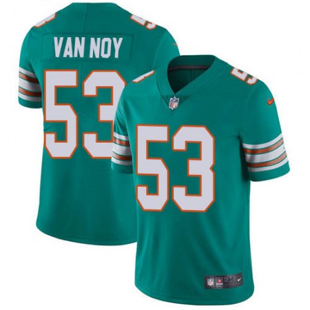 Nike Dolphins #53 Kyle Van Noy Aqua Green Alternate Men's Stitched NFL Vapor Untouchable Limited Jersey