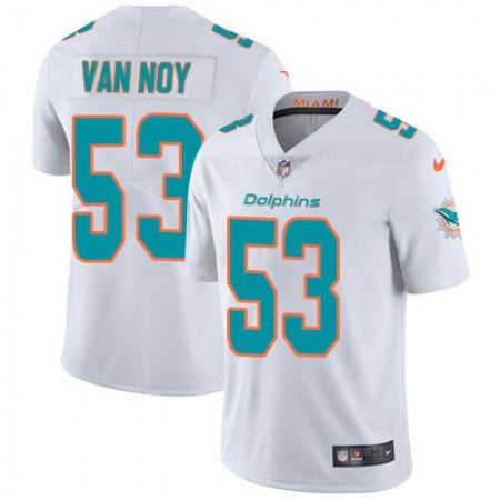Nike Dolphins #53 Kyle Van Noy White Men's Stitched NFL Vapor Untouchable Limited Jersey