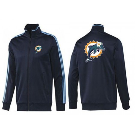NFL Miami Dolphins Team Logo Jacket Dark Blue