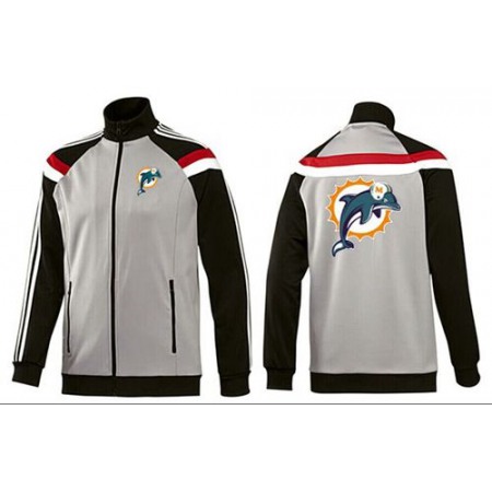 NFL Miami Dolphins Team Logo Jacket Grey
