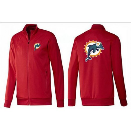 NFL Miami Dolphins Team Logo Jacket Red