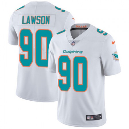 Nike Dolphins #90 Shaq Lawson White Men's Stitched NFL Vapor Untouchable Limited Jersey