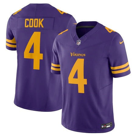 Minnesota Vikings #4 Dalvin Cook Nike Men's Purple Vapor F.U.S.E. Limited Jersey Alternate
