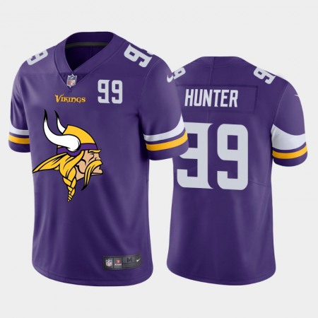 Minnesota Vikings #99 Danielle Hunter Purple Men's Nike Big Team Logo Player Vapor Limited NFL Jersey