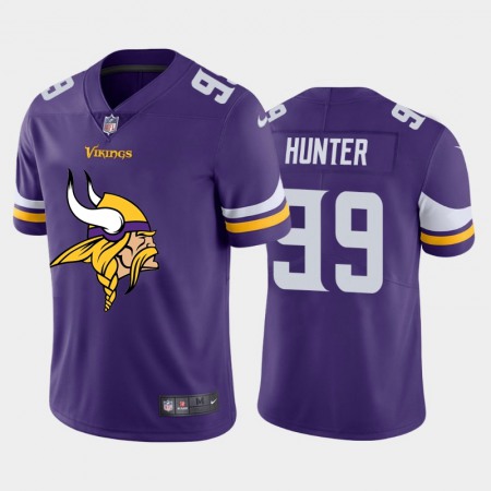 Minnesota Vikings #99 Danielle Hunter Purple Men's Nike Big Team Logo Vapor Limited NFL Jersey