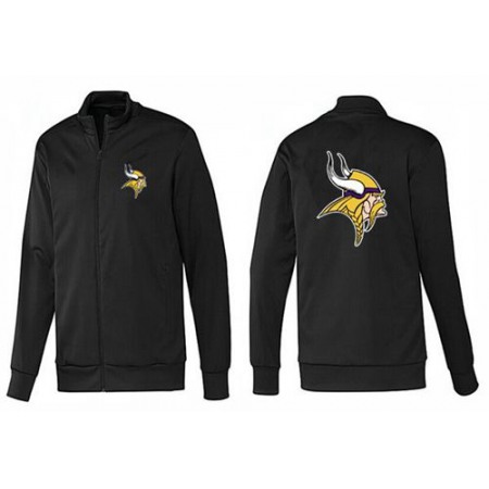 NFL Minnesota Vikings Team Logo Jacket Black_1