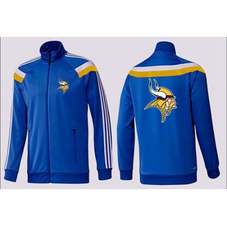 NFL Minnesota Vikings Team Logo Jacket Blue_3
