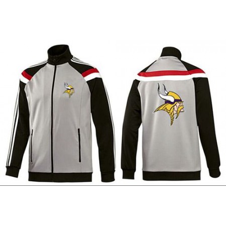 NFL Minnesota Vikings Team Logo Jacket Grey