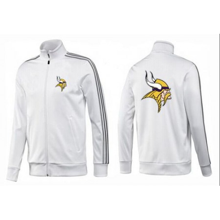 NFL Minnesota Vikings Team Logo Jacket White_1