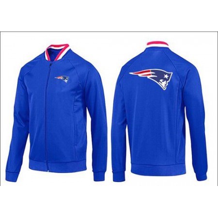 NFL New England Patriots Team Logo Jacket Blue_1