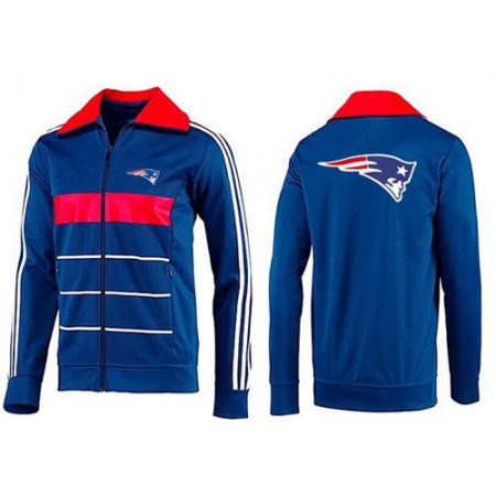 NFL New England Patriots Team Logo Jacket Blue_3