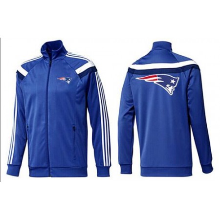 NFL New England Patriots Team Logo Jacket Blue_5