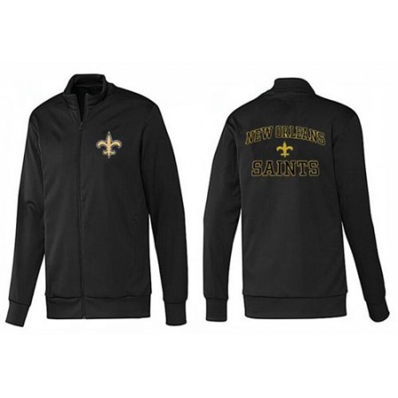 NFL New Orleans Saints Heart Jacket Black