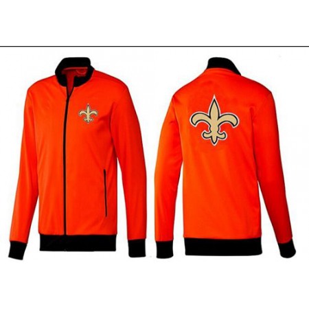 NFL New Orleans Saints Team Logo Jacket Orange
