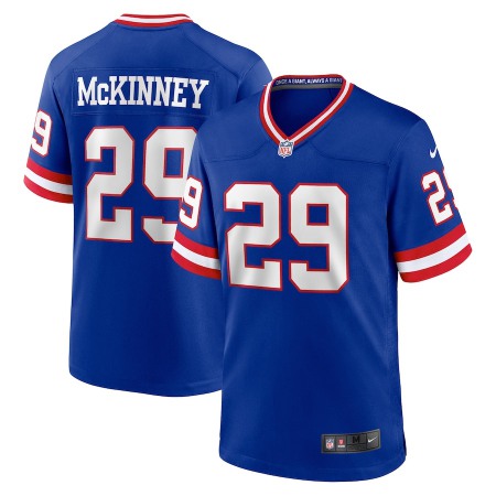 New York Giants #29 Xavier Mckinney Royal Nike Men's Classic Retired Player Game Jersey