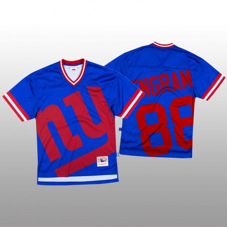 NFL New York Giants #88 Evan Engram Blue Men's Mitchell & Nell Big Face Fashion Limited NFL Jersey