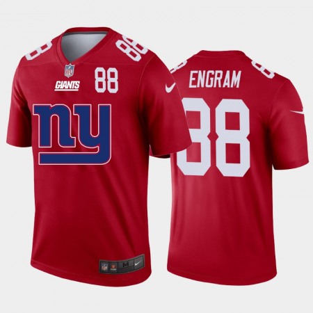 New York Giants #88 Evan Engram Red Men's Nike Big Team Logo Player Vapor Limited NFL Jersey