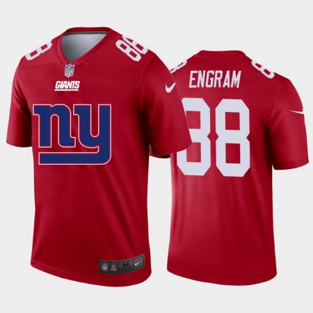 New York Giants #88 Evan Engram Red Men's Nike Big Team Logo Vapor Limited NFL Jersey
