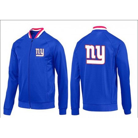 NFL New York Giants Team Logo Jacket Blue_1