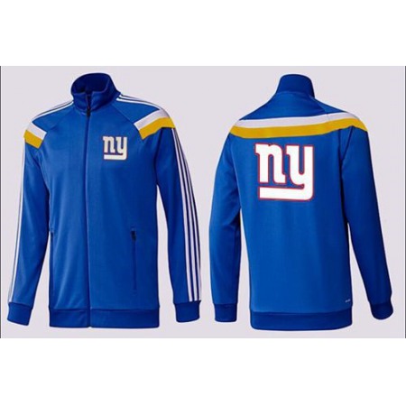 NFL New York Giants Team Logo Jacket Blue_5