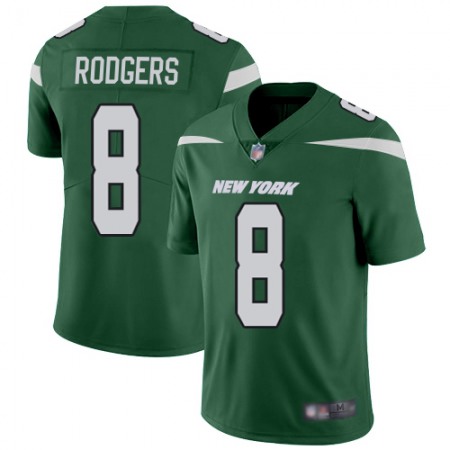 Nike Jets #8 Aaron Rodgers Green Team Color Men's Stitched NFL Vapor Untouchable Limited Jersey