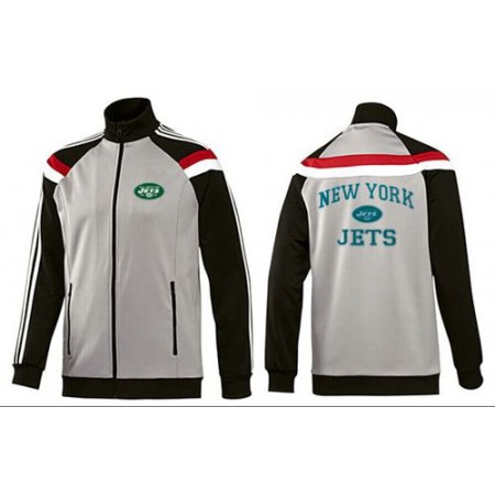 NFL New York Jets Heart Jacket Grey
