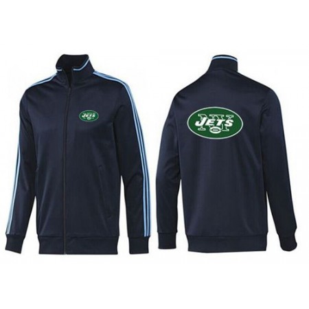 NFL New York Jets Team Logo Jacket Dark Blue_2