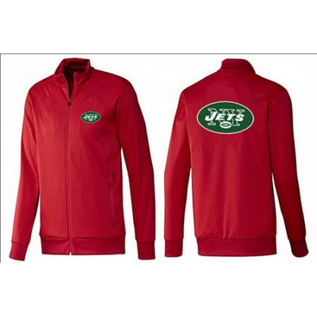 NFL New York Jets Team Logo Jacket Red