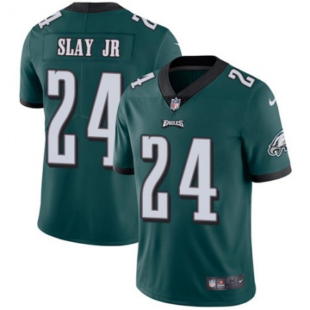Nike Eagles #24 Darius Slay Jr Green Team Color Men's Stitched NFL Vapor Untouchable Limited Jersey