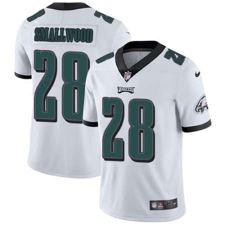 Nike Eagles #28 Wendell Smallwood White Men's Stitched NFL Vapor Untouchable Limited Jersey