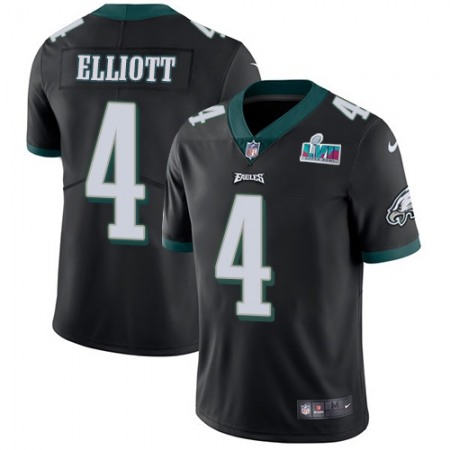 Nike Eagles #4 Jake Elliott Black Super Bowl LVII Patch Alternate Men's Stitched NFL Vapor Untouchable Limited Jersey