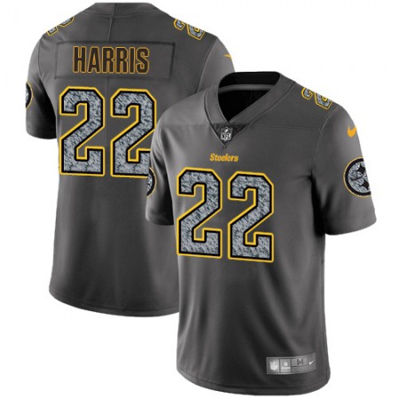 Nike Steelers #22 Najee Harris Gray Static Men's Stitched NFL Vapor Untouchable Limited Jersey