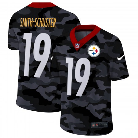 Pittsburgh Steelers #19 JuJu Smith-Schuster Men's Nike 2020 Black CAMO Vapor Untouchable Limited Stitched NFL Jersey