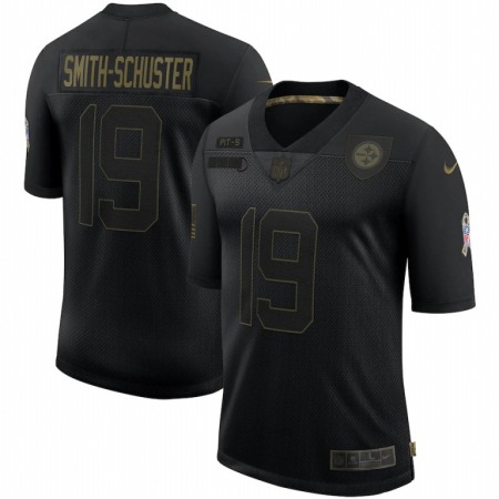 Pittsburgh Steelers #19 JuJu Smith-Schuster Nike 2020 Salute To Service Limited Jersey Black
