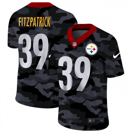 Pittsburgh Steelers #39 Minkah Fitzpatrick Men's Nike 2020 Black CAMO Vapor Untouchable Limited Stitched NFL Jersey