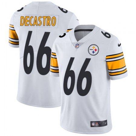 Nike Steelers #66 David DeCastro White Men's Stitched NFL Vapor Untouchable Limited Jersey