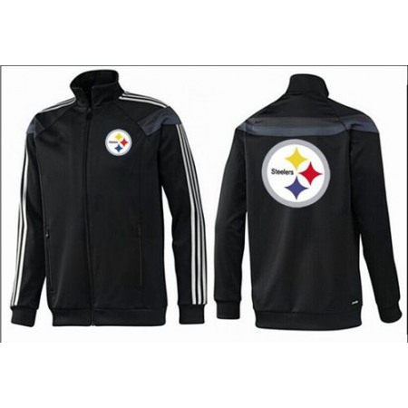 NFL Pittsburgh Steelers Team Logo Jacket Black_3