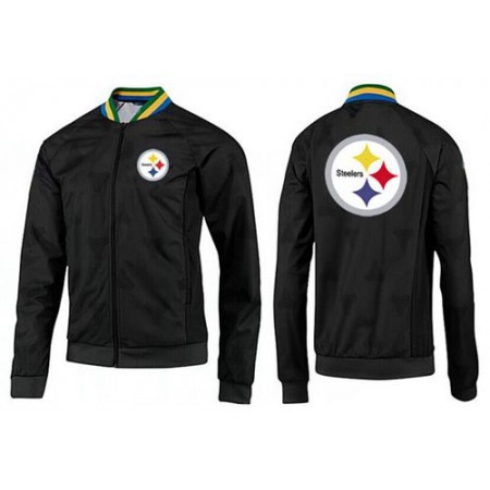 NFL Pittsburgh Steelers Team Logo Jacket Black_4