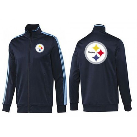 NFL Pittsburgh Steelers Team Logo Jacket Dark Blue